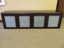 QCD Expresso Wood Right Return Desk With Overhead Hutch (Image On Right)